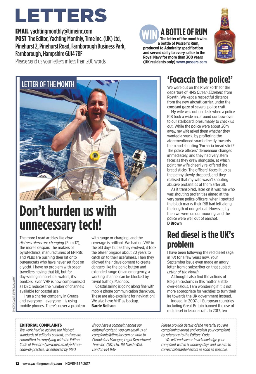 Yachting Monthly Preview Pages