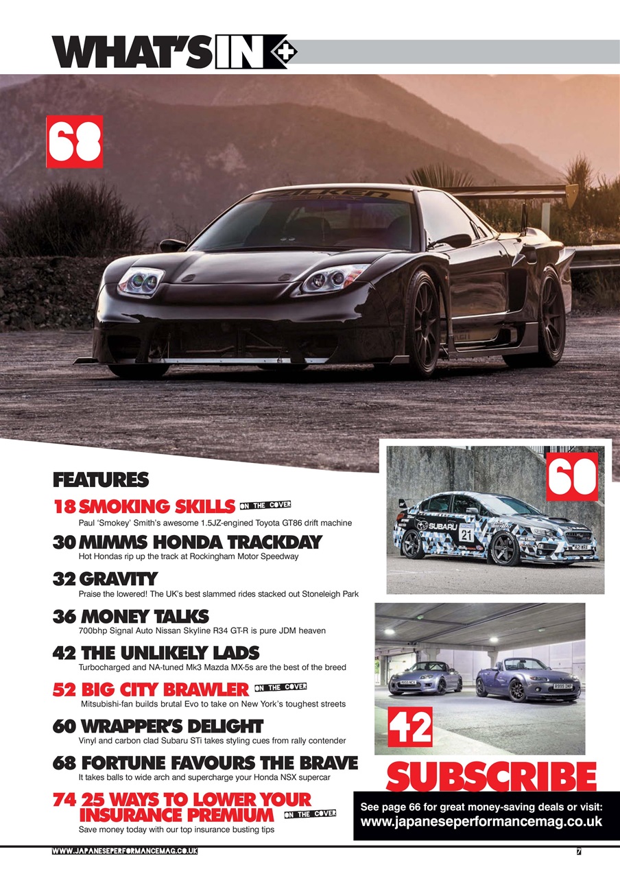 Japanese Performance Preview Pages