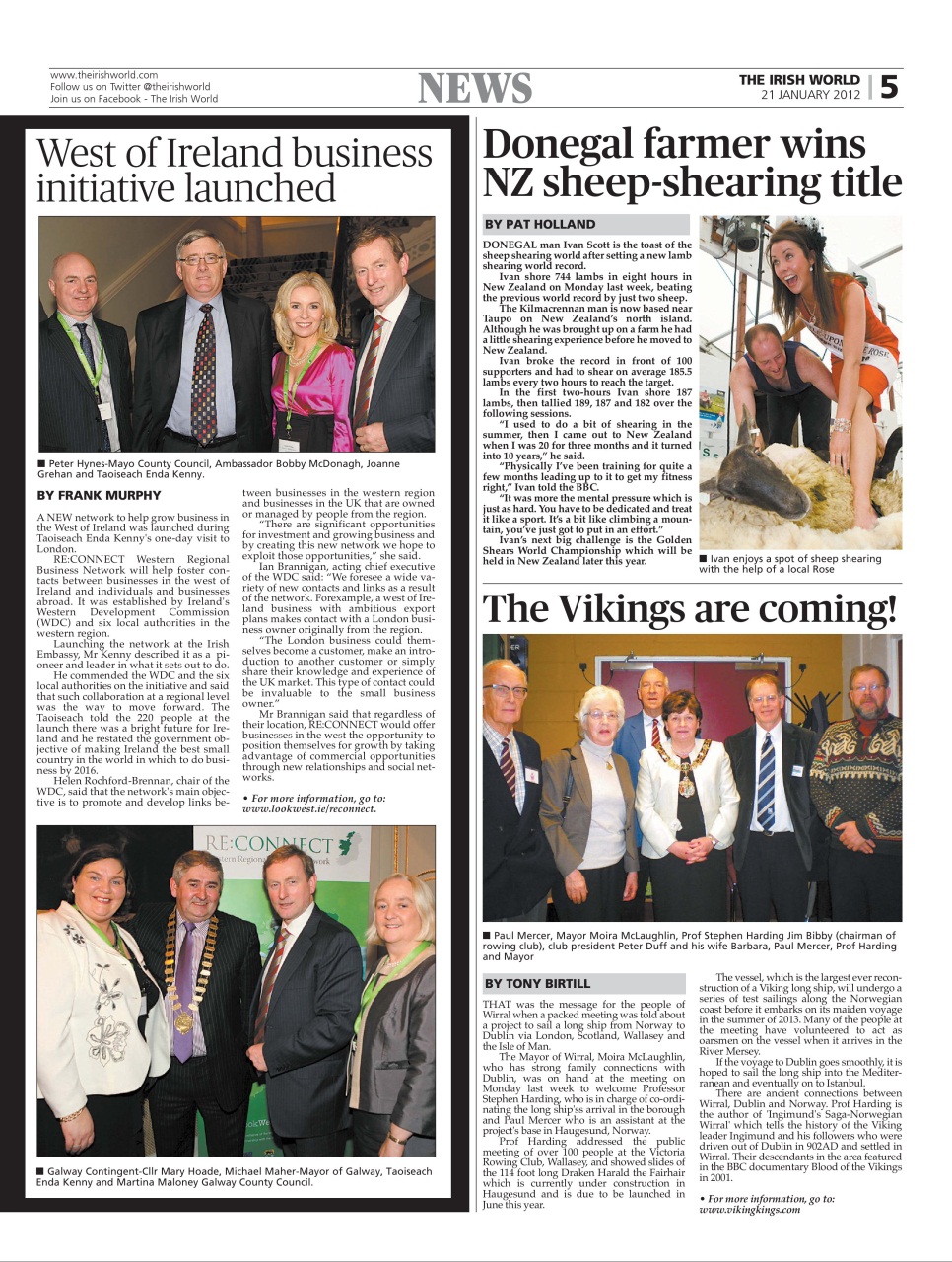 Irish World Preview Pages