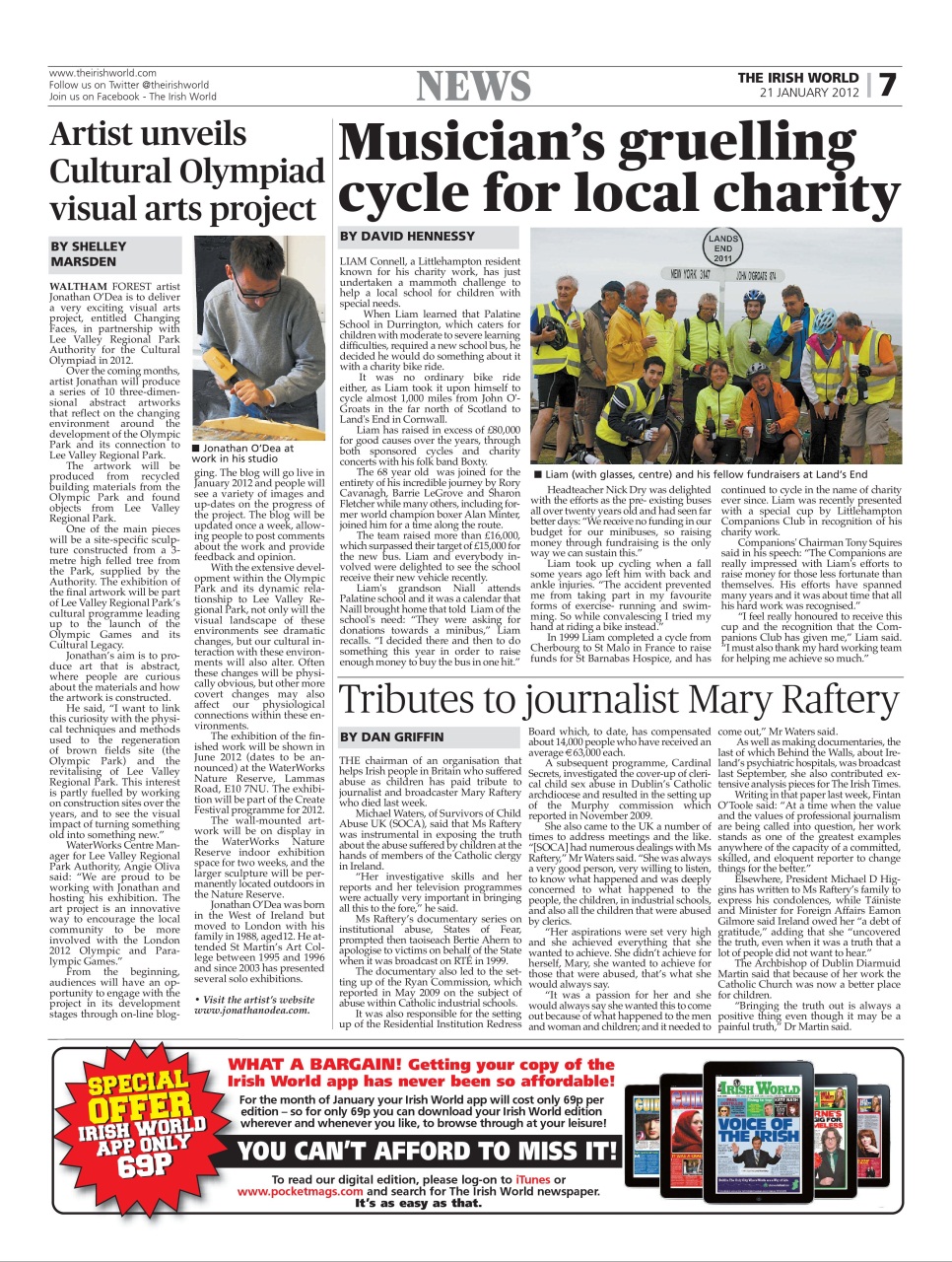 Irish World Preview Pages