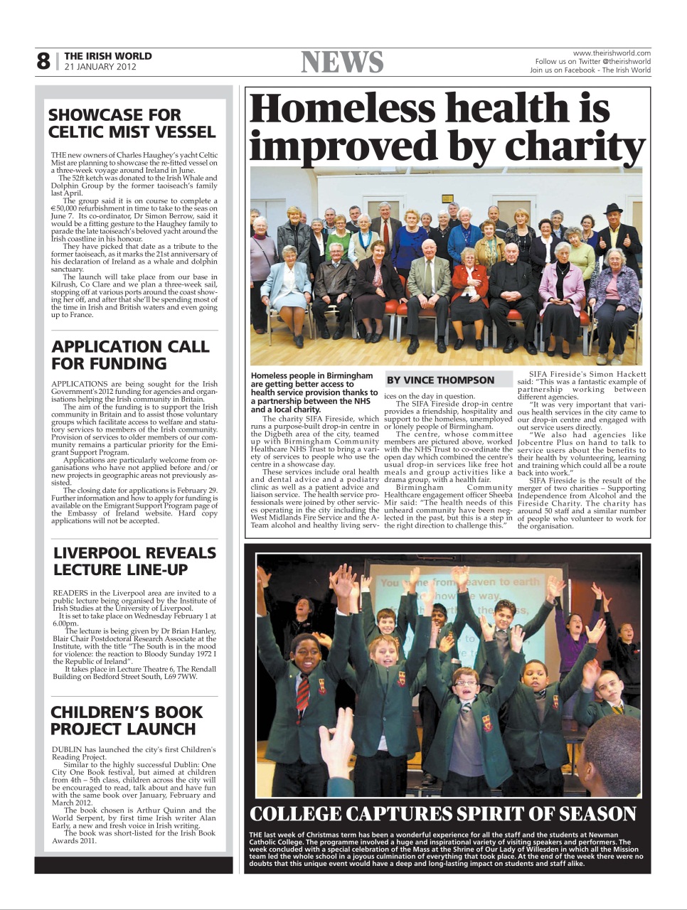 Irish World Preview Pages