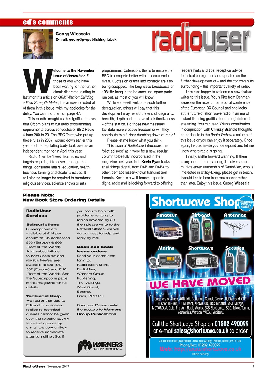 Radio User Preview Pages