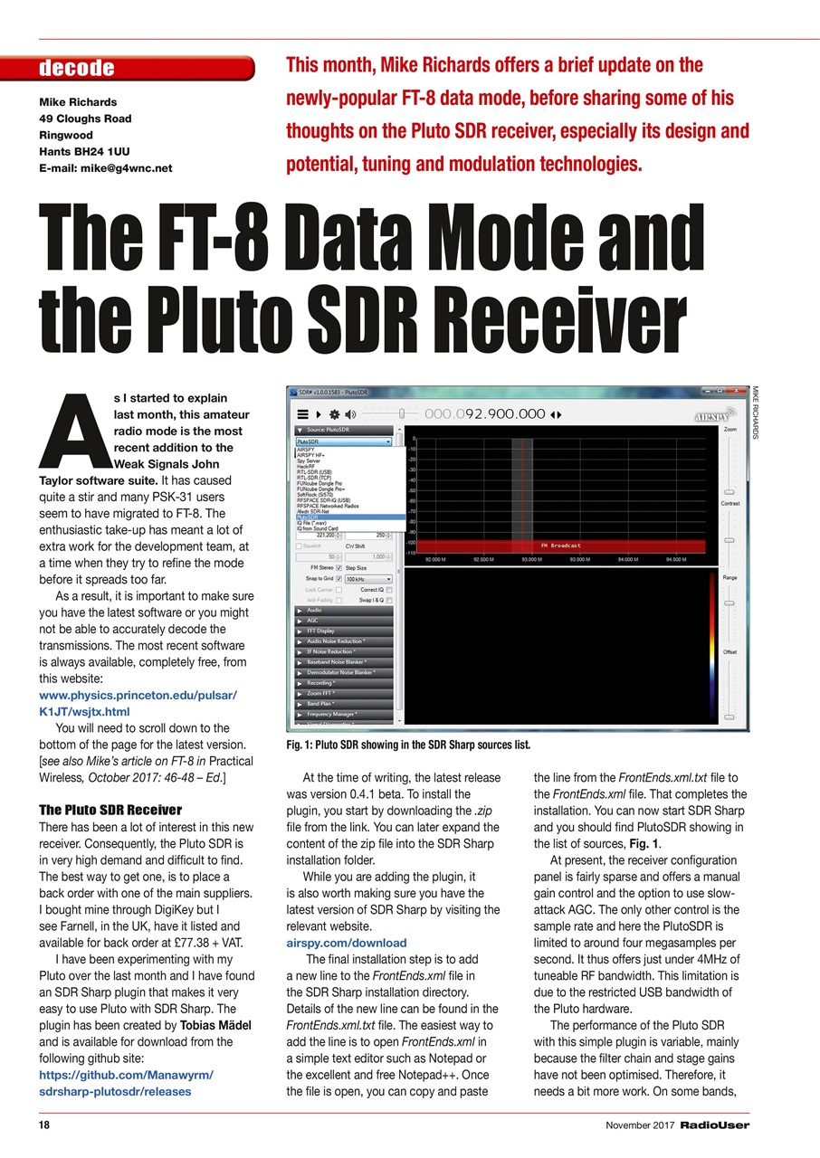Radio User Preview Pages
