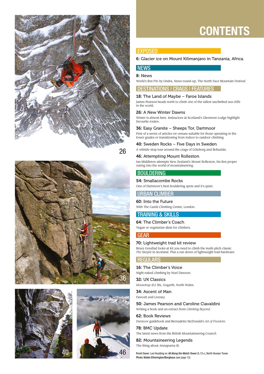 Climber Preview Pages