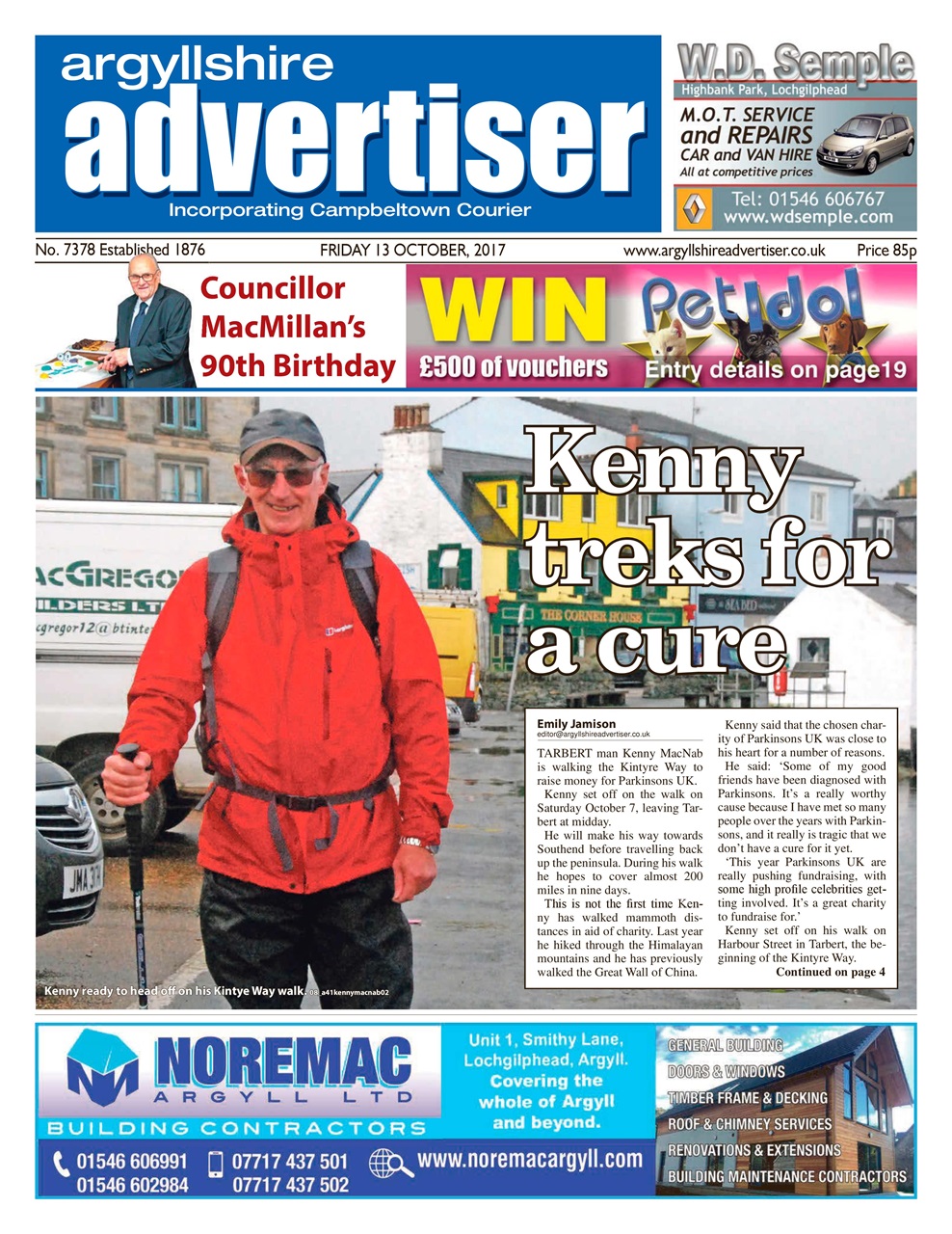 Argyllshire Advertiser Preview Pages