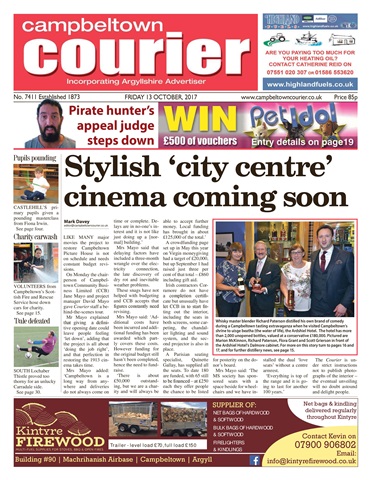 Campbeltown Courier issue 13/10/2017