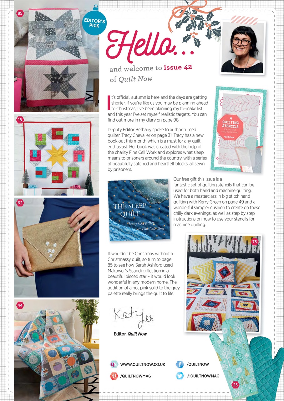 Quilt Now Preview Pages