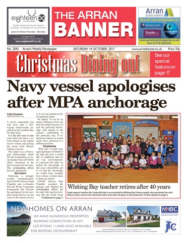 Arran Banner issue 14 October 2017