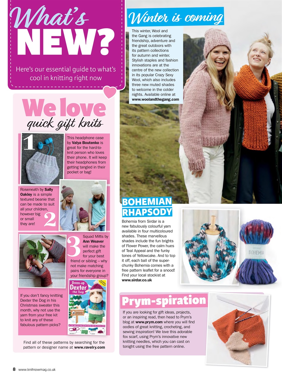 Knit Now Preview Pages