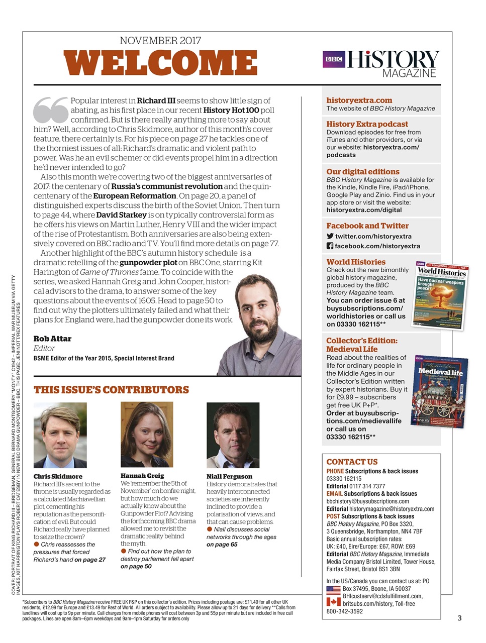 History Extra Magazine Preview Pages