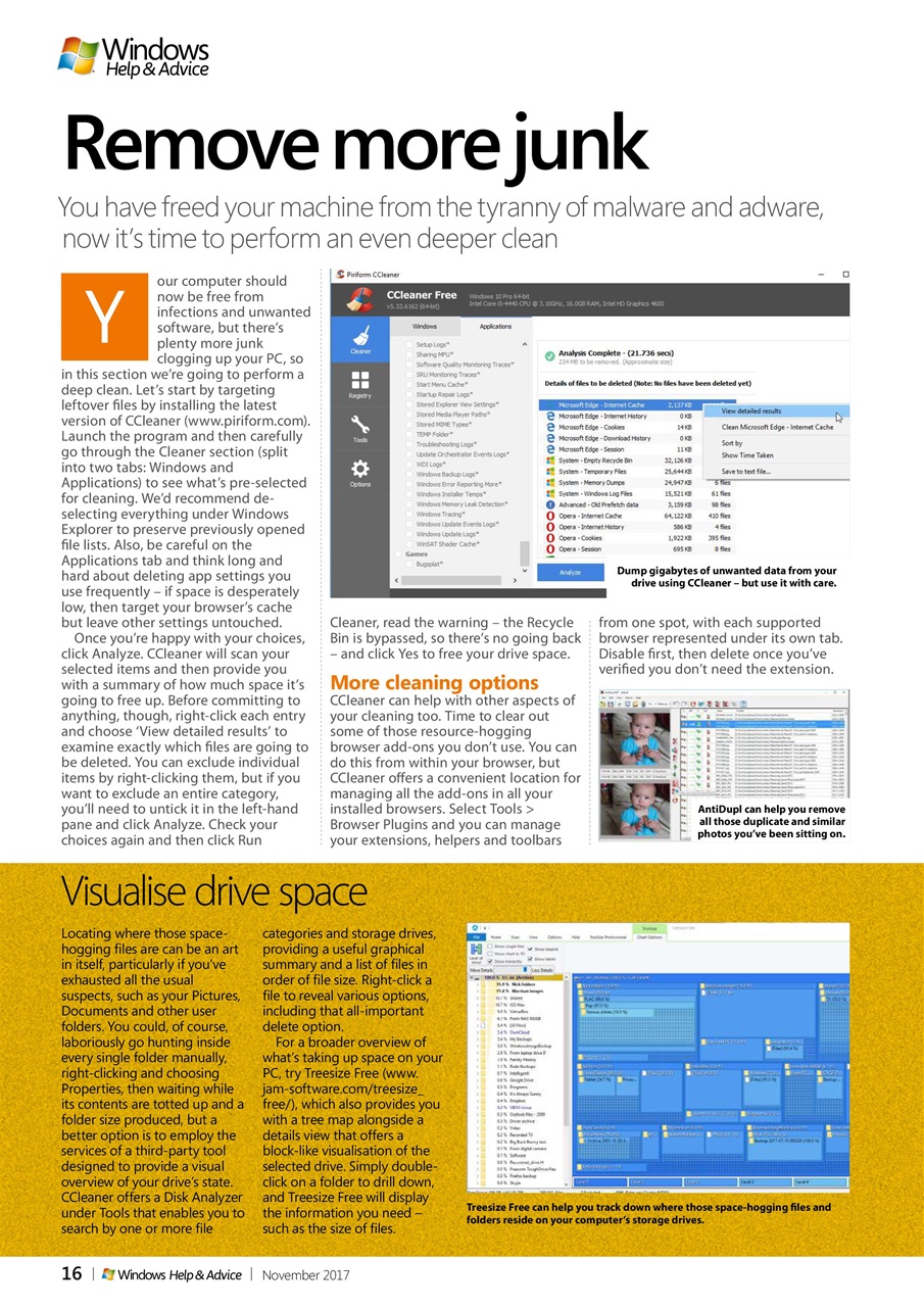 Windows Help & Advice Preview Pages