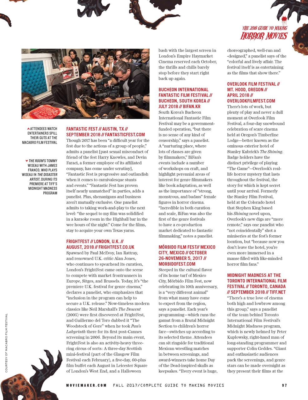 MovieMaker Magazine Preview Pages