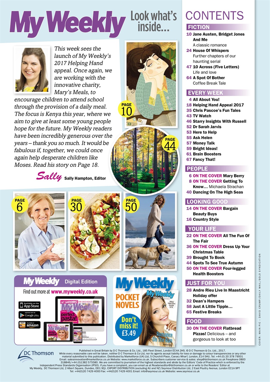 My Weekly Preview Pages