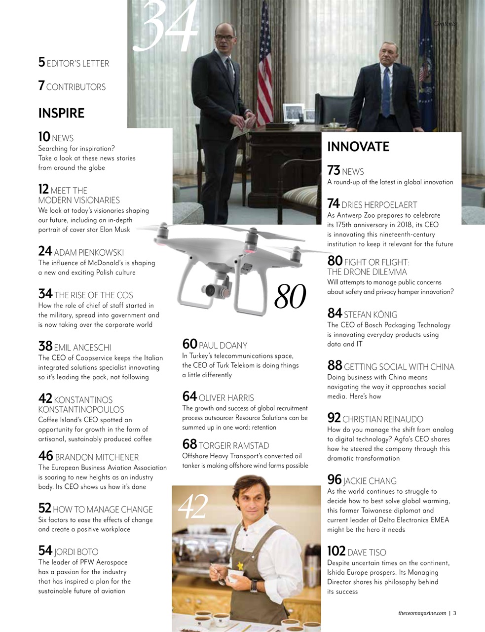 The CEO Magazine EMEA Preview Pages