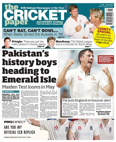 The Cricket Paper issue 13th October 2017