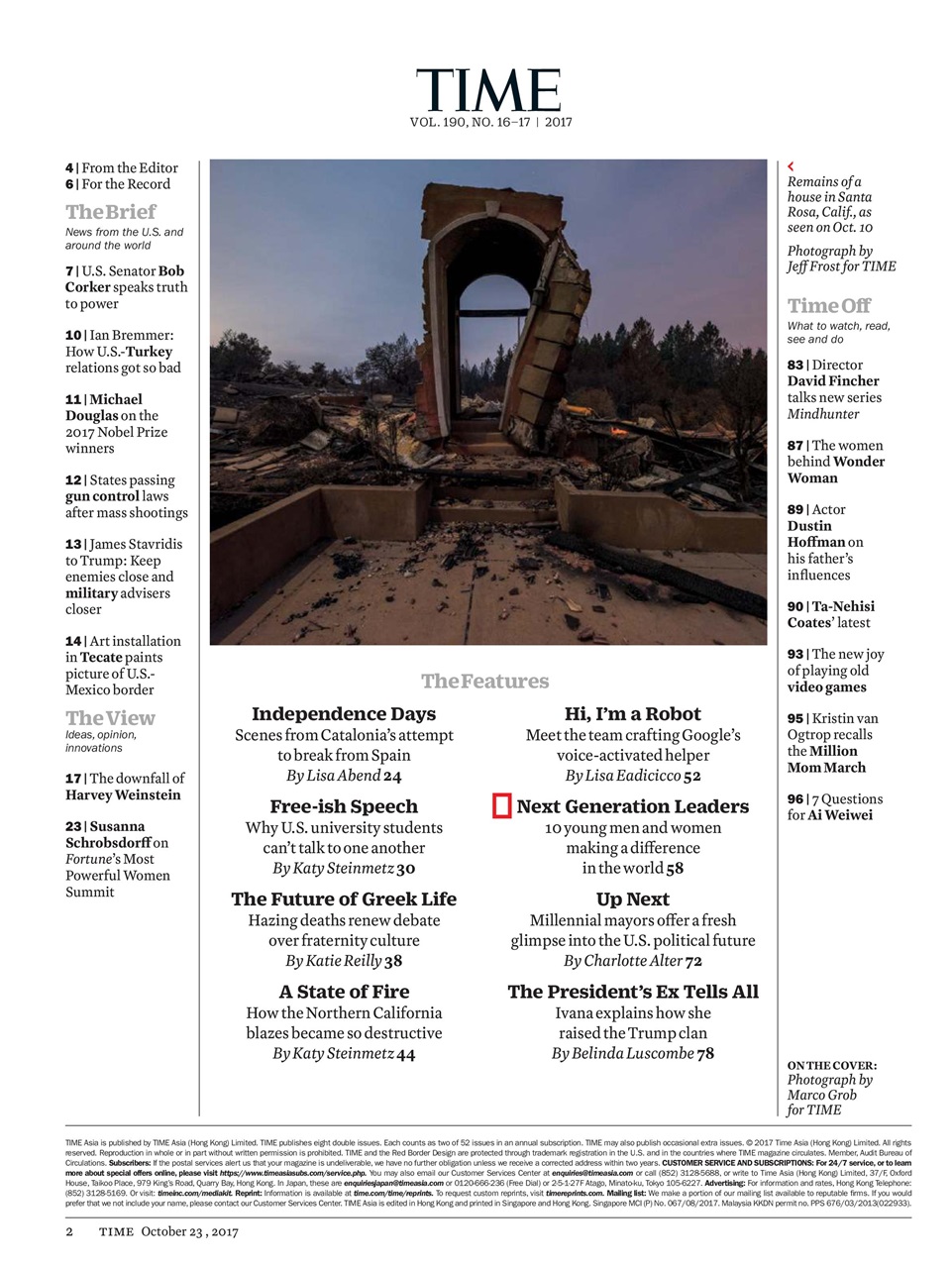 TIME Magazine Europe Preview Pages