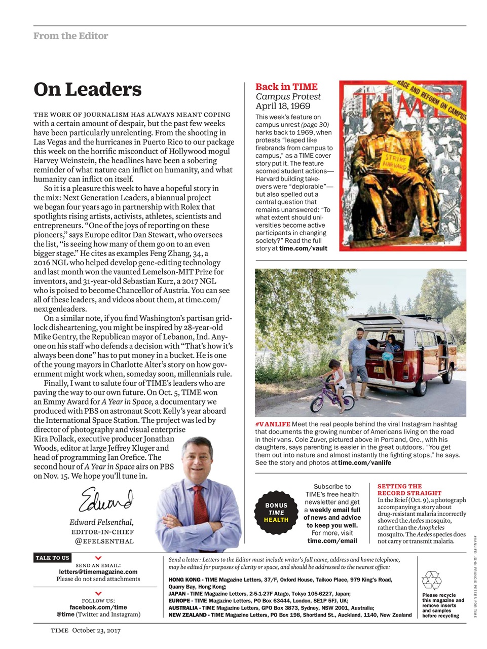 TIME Magazine Europe Preview Pages