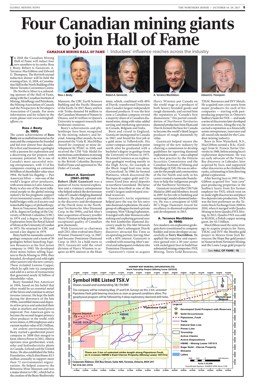 The Northern Miner Preview Pages