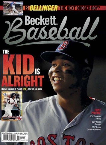 Beckett Baseball Magazine issue November 2017