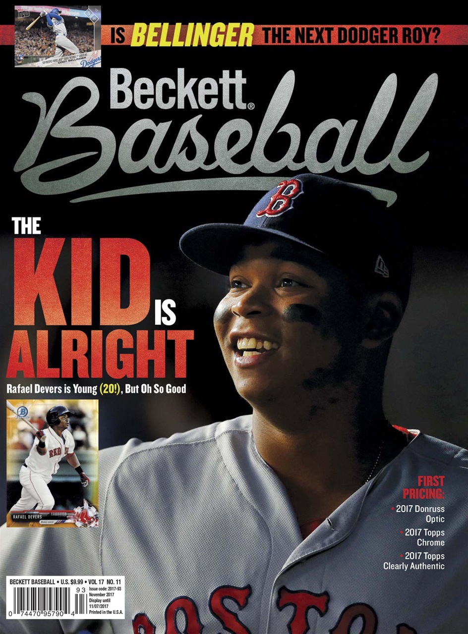 Beckett Baseball Magazine Preview Pages