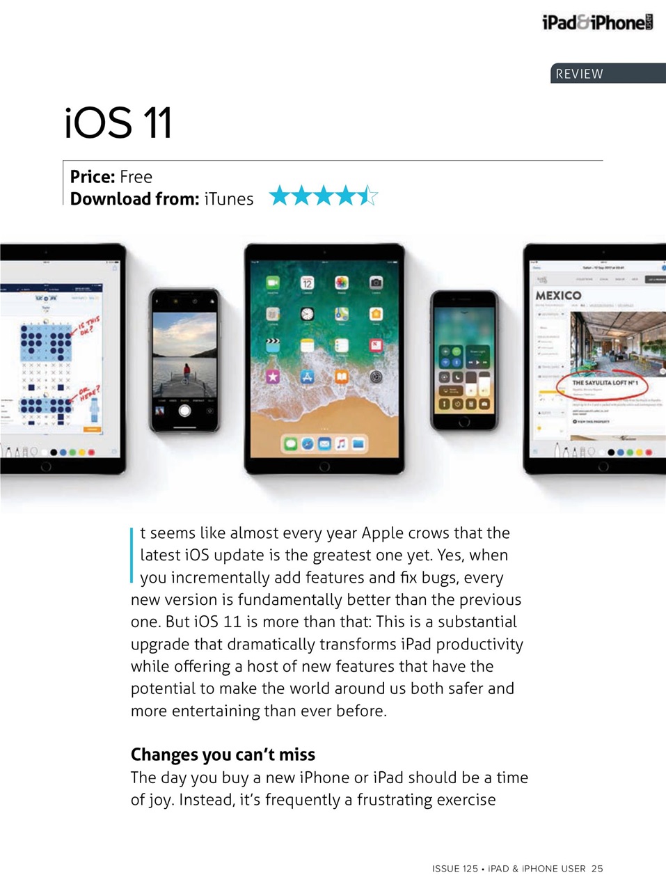 iPad and iPhone User Preview Pages