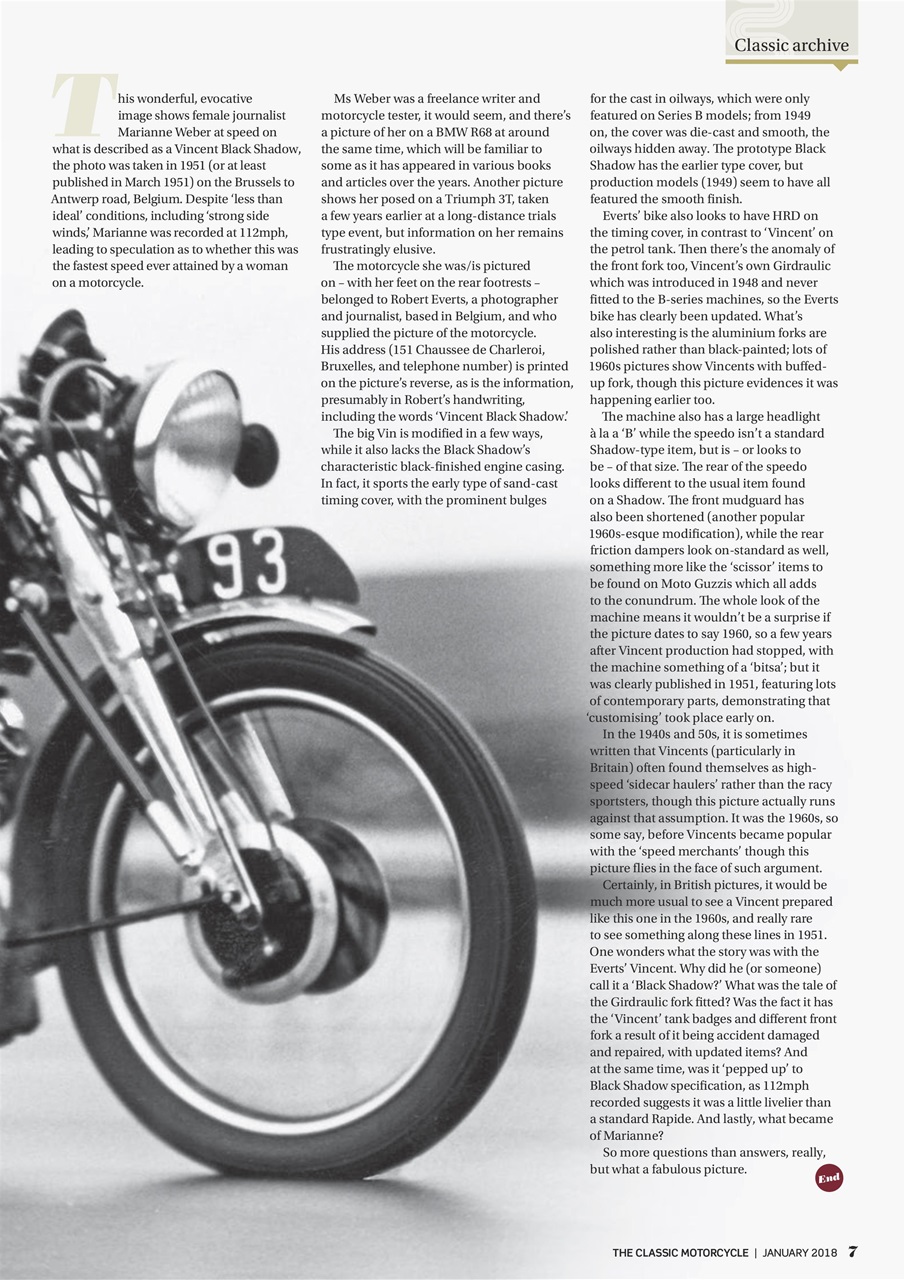 The Classic MotorCycle Preview Pages