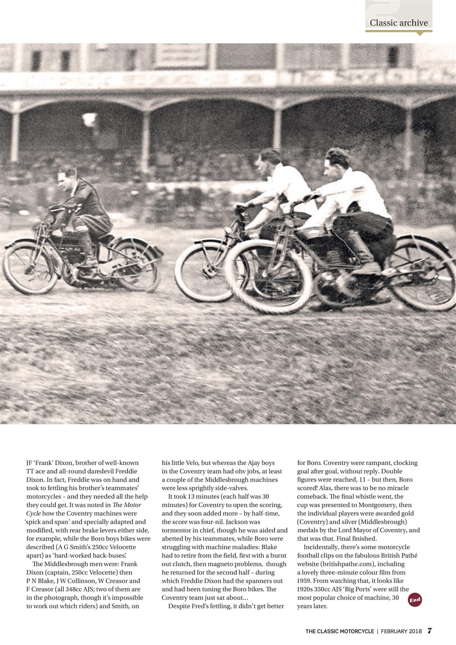 The Classic MotorCycle Preview Pages