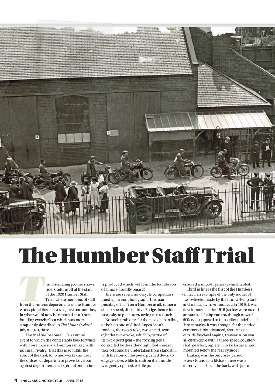 The Classic MotorCycle Preview Pages