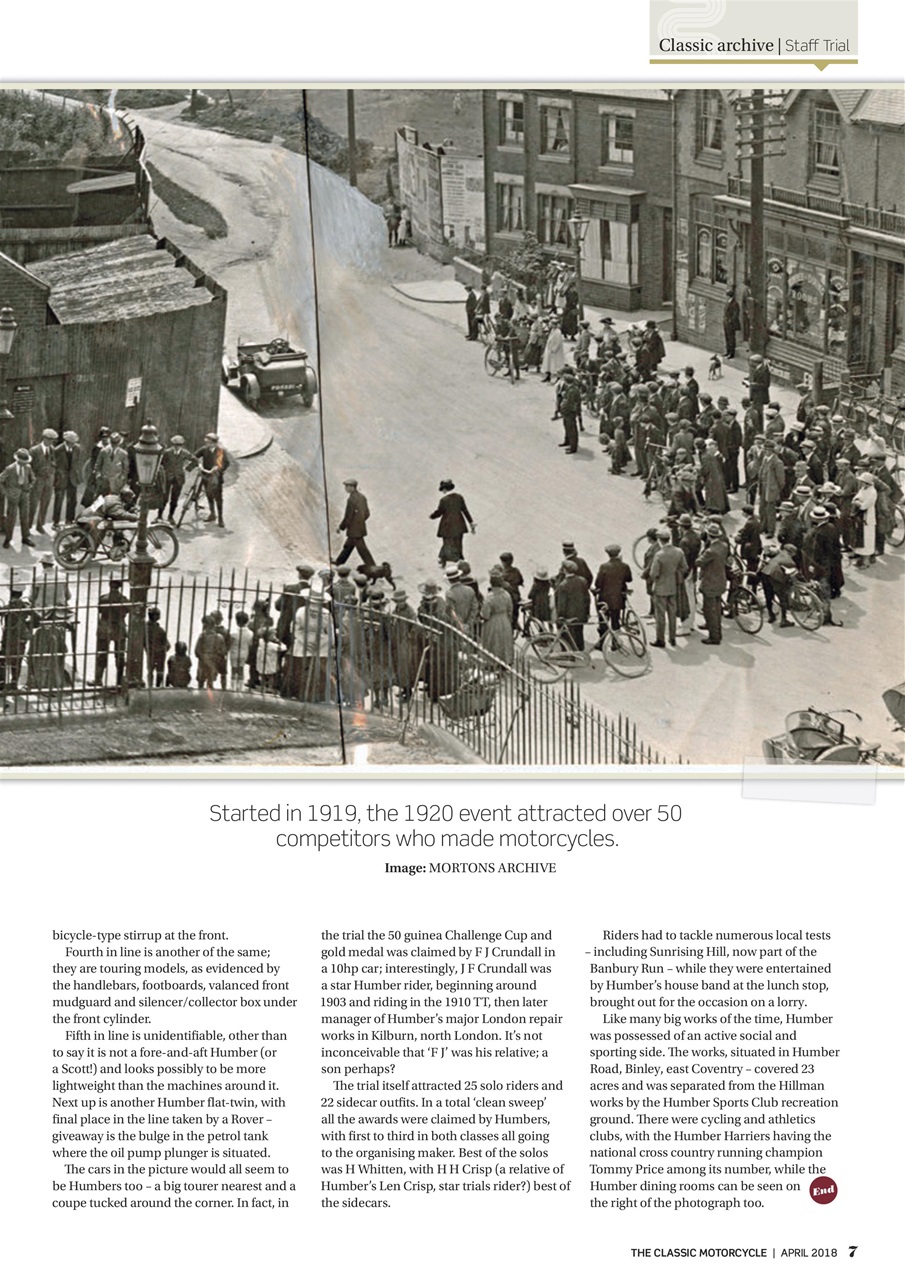 The Classic MotorCycle Preview Pages