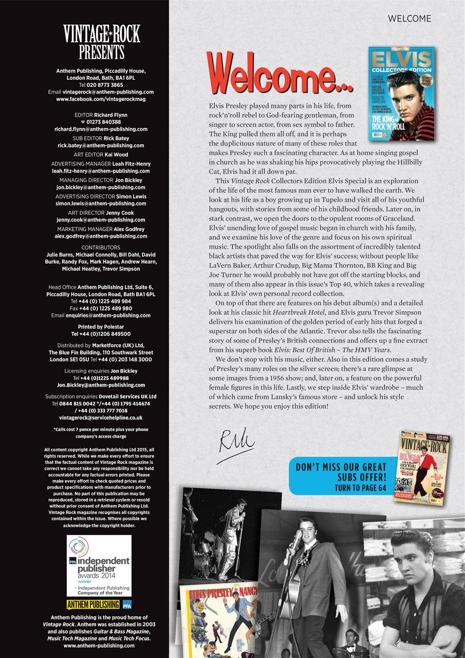 Vintage Rock Presents Preview Pages