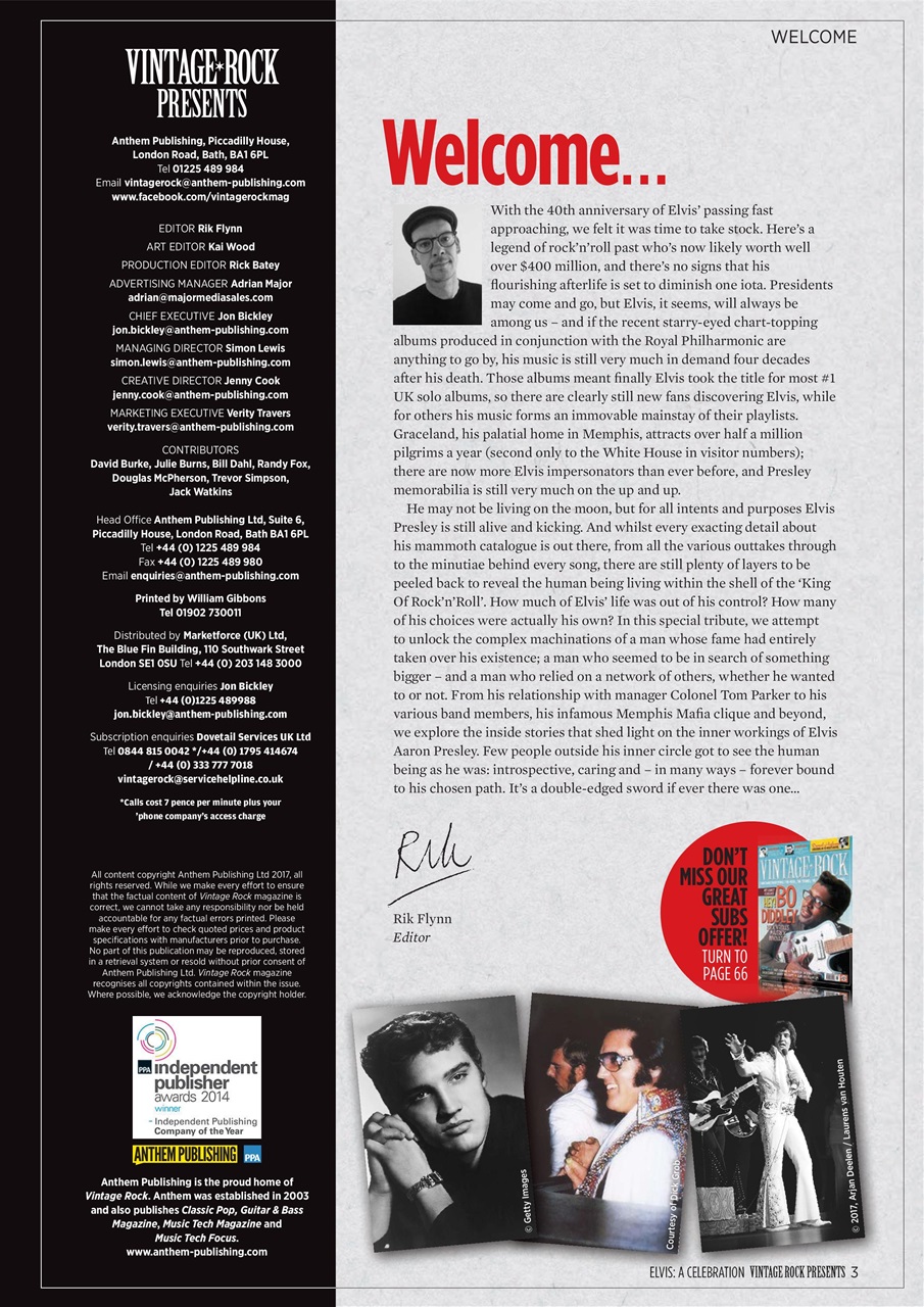 Vintage Rock Presents Preview Pages