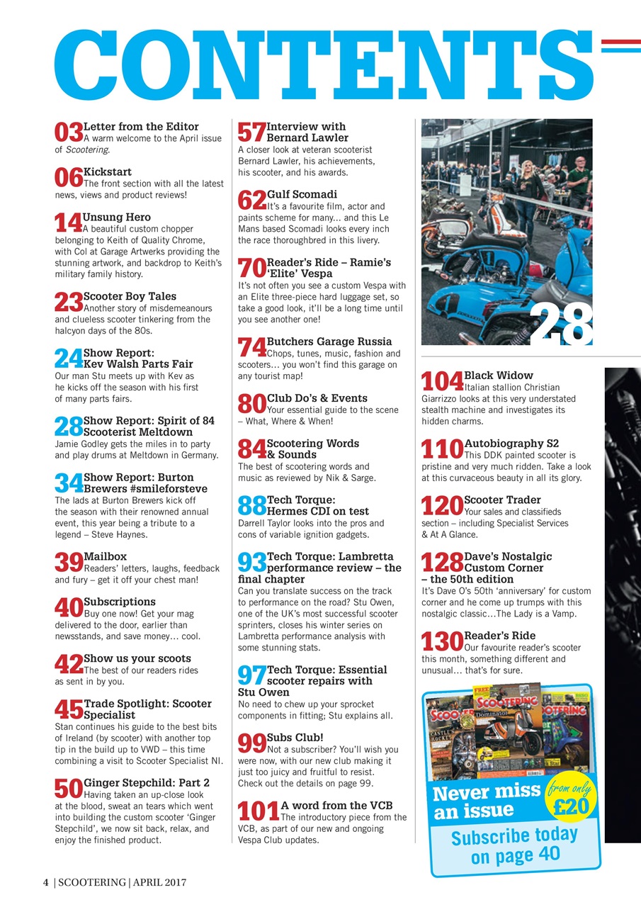 Scootering Preview Pages