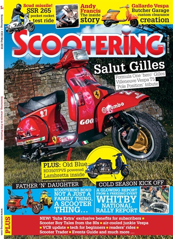 Scootering issue May 2018