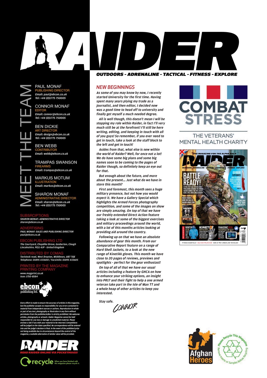 Raider Preview Pages