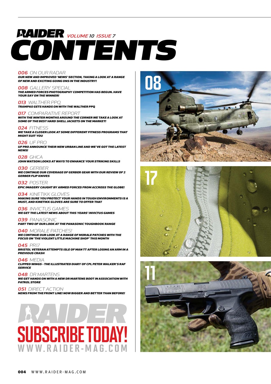 Raider Preview Pages