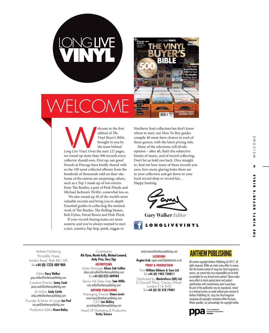 Long Live Vinyl Preview Pages