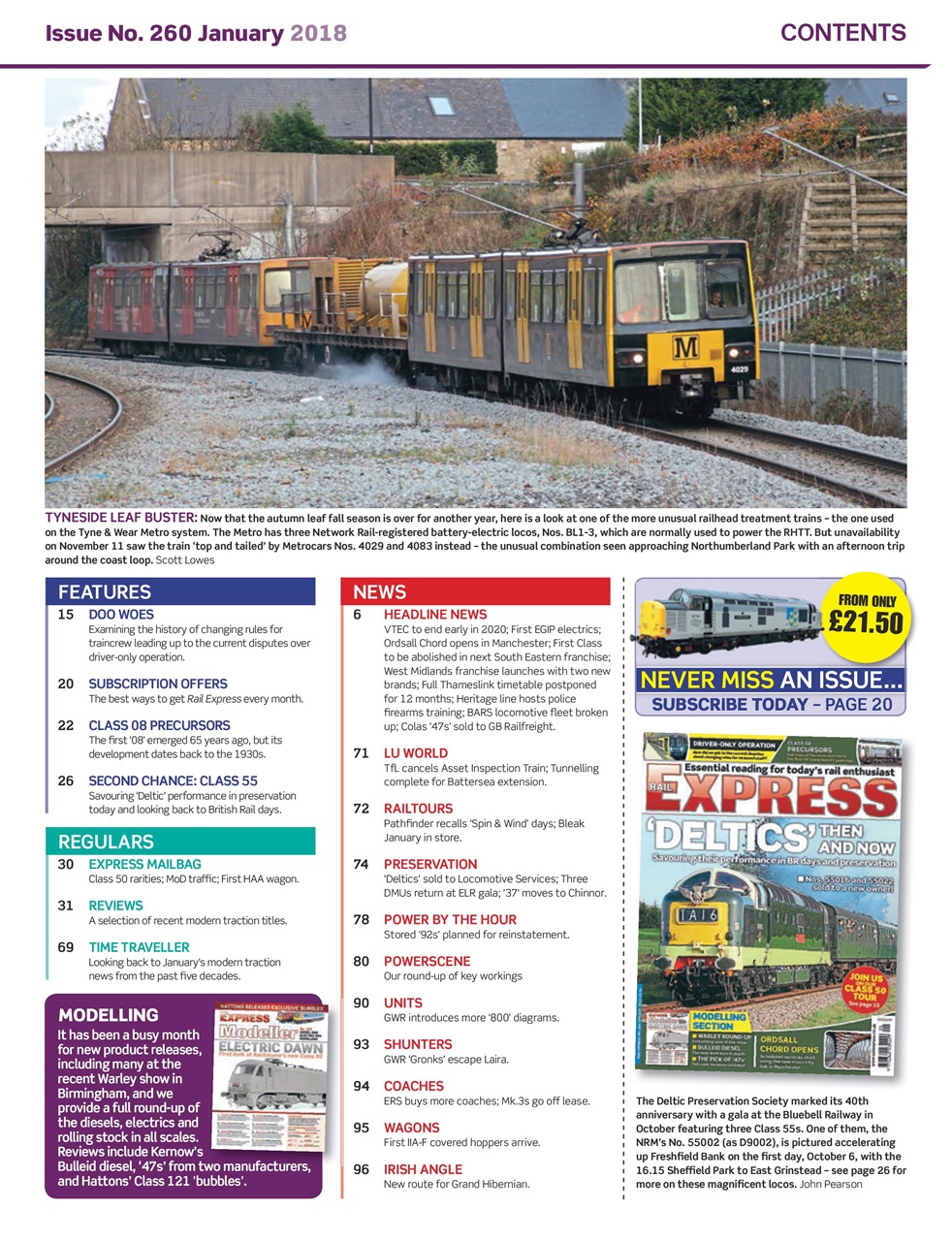 Rail Express Preview Pages