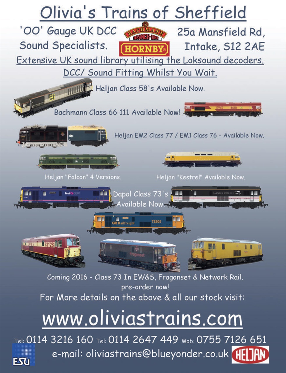 Rail Express Preview Pages