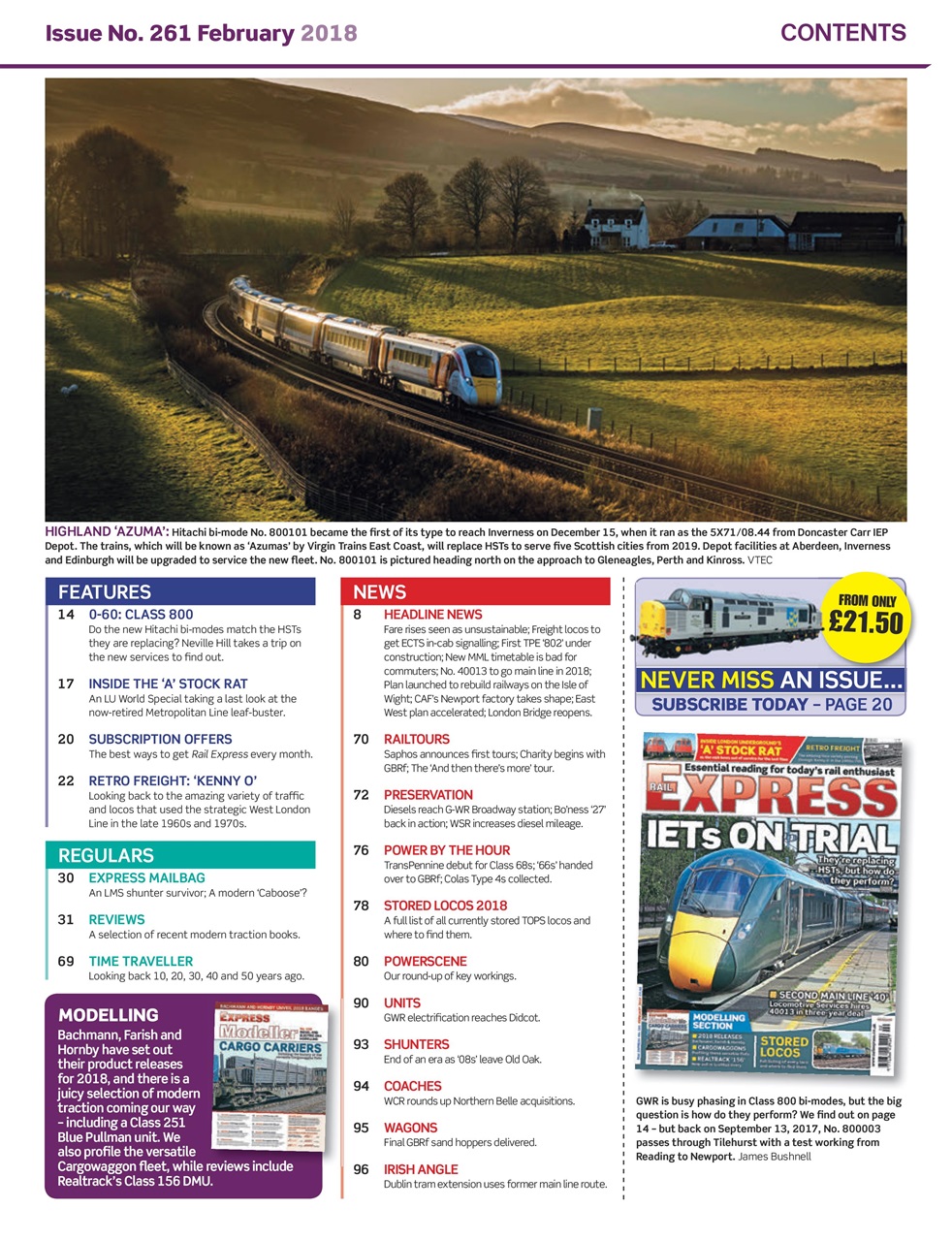 Rail Express Preview Pages