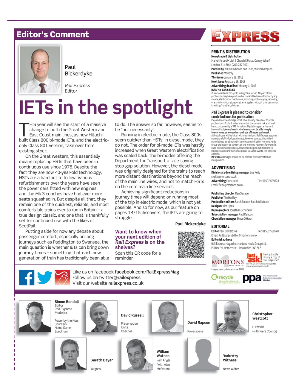 Rail Express Preview Pages