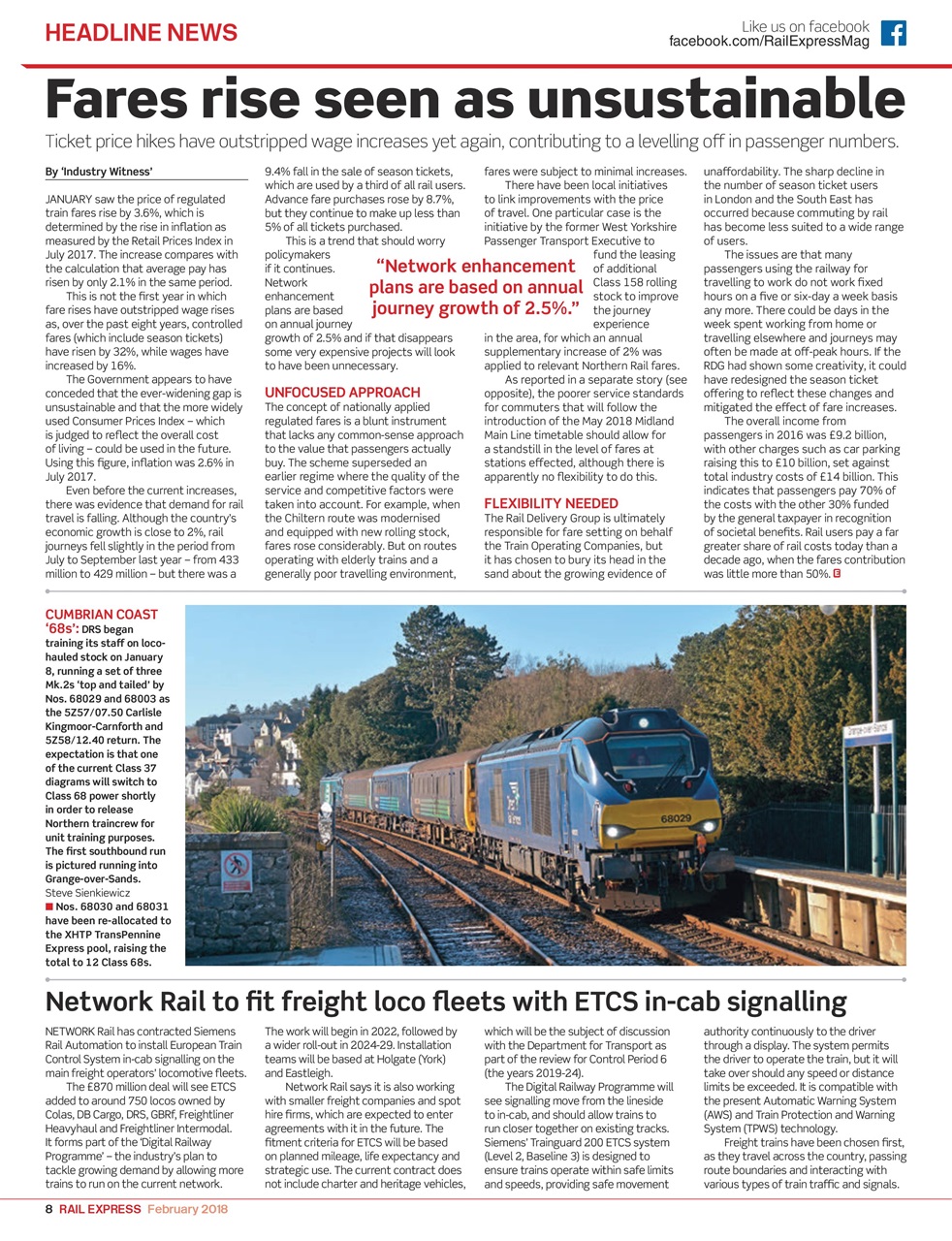 Rail Express Preview Pages