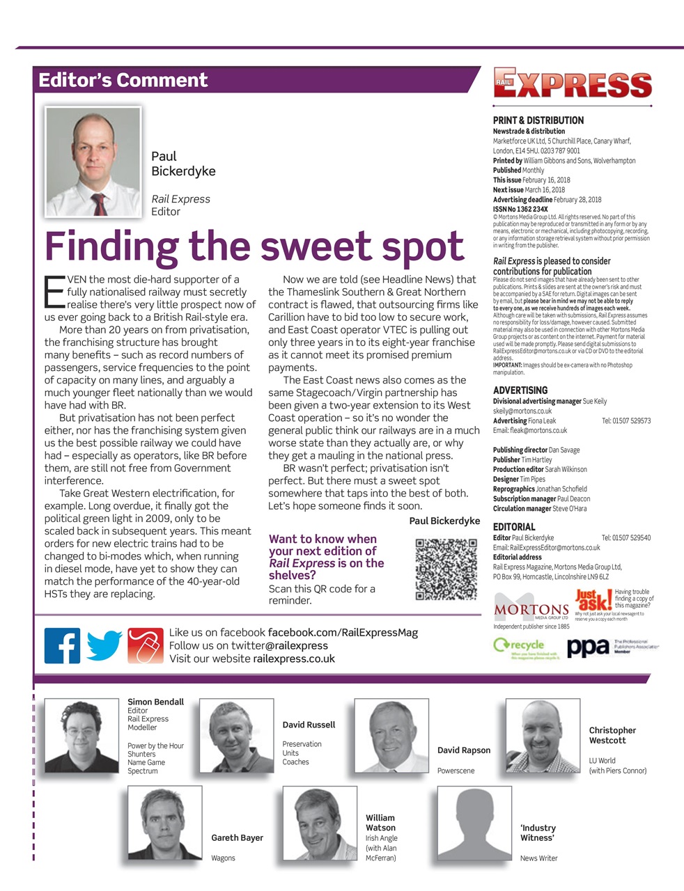 Rail Express Preview Pages