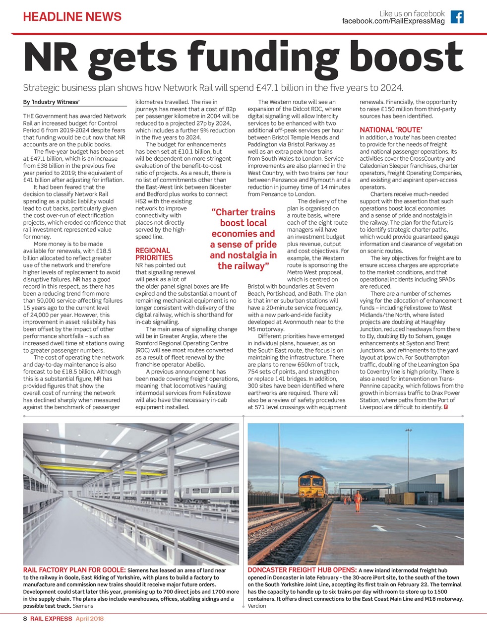 Rail Express Preview Pages