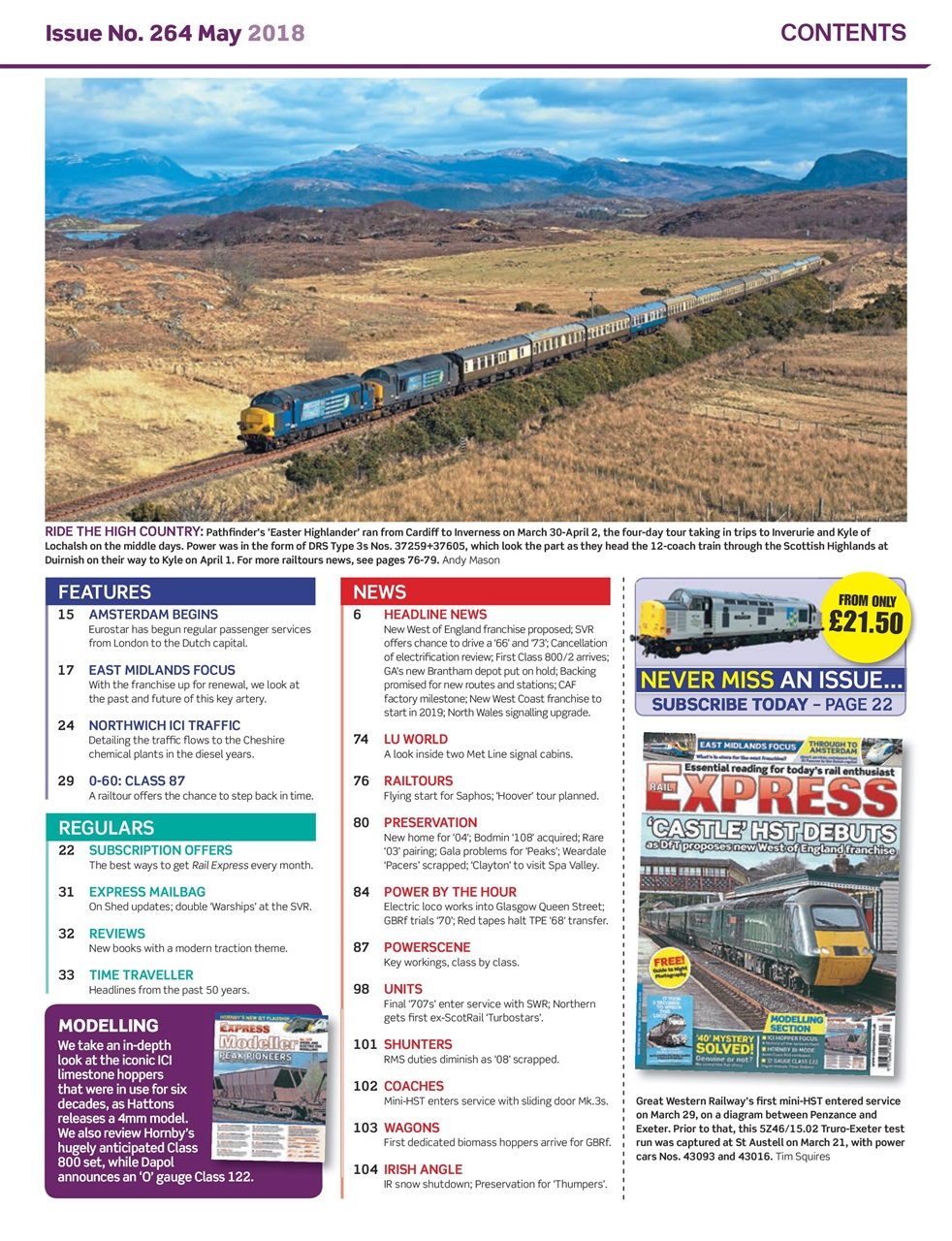 Rail Express Preview Pages