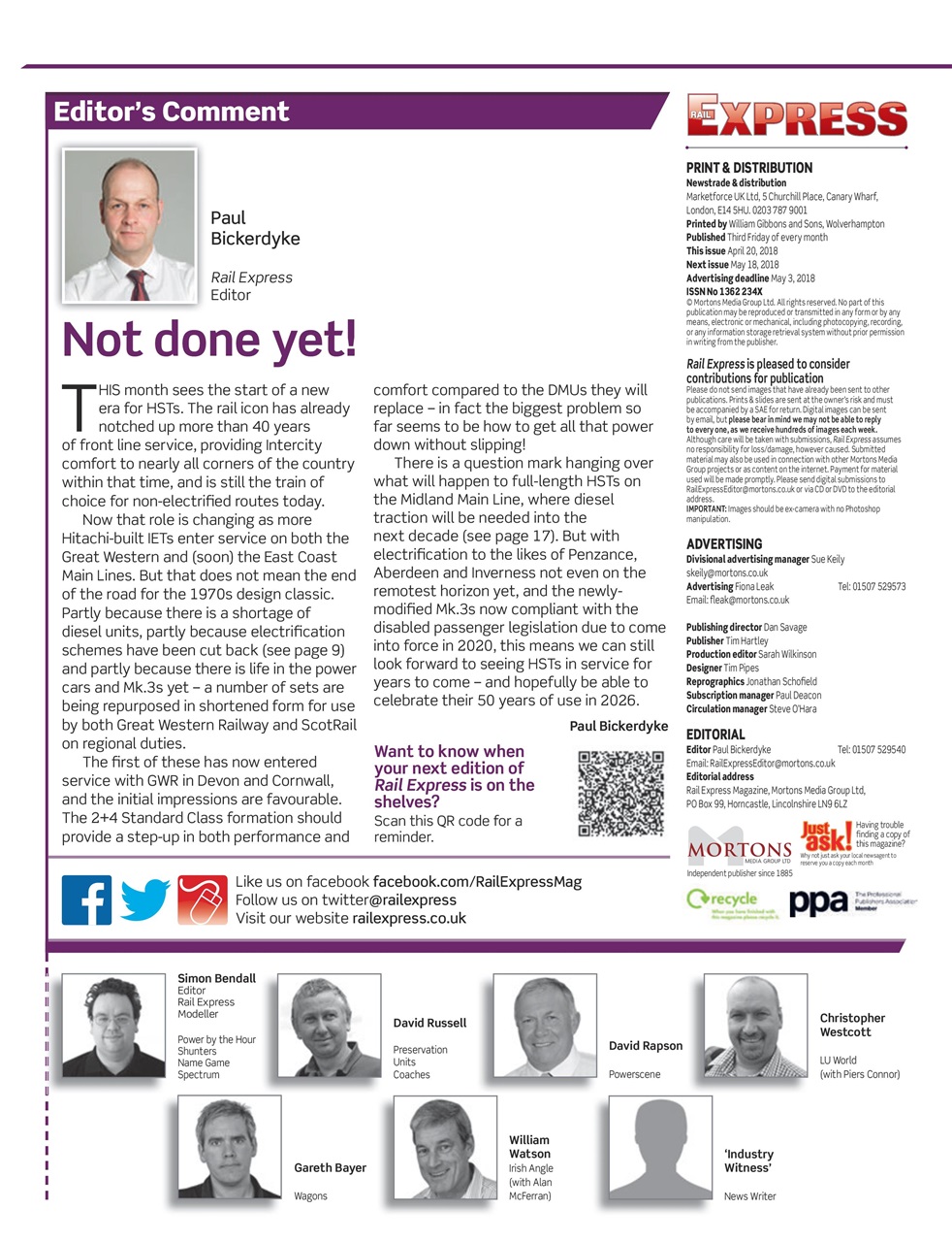 Rail Express Preview Pages