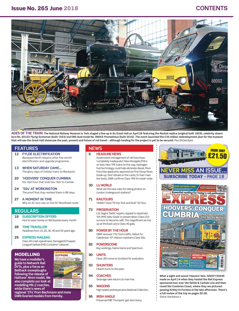 Rail Express Preview Pages