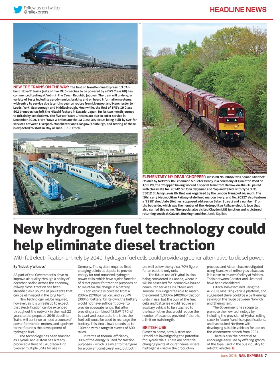 Rail Express Preview Pages