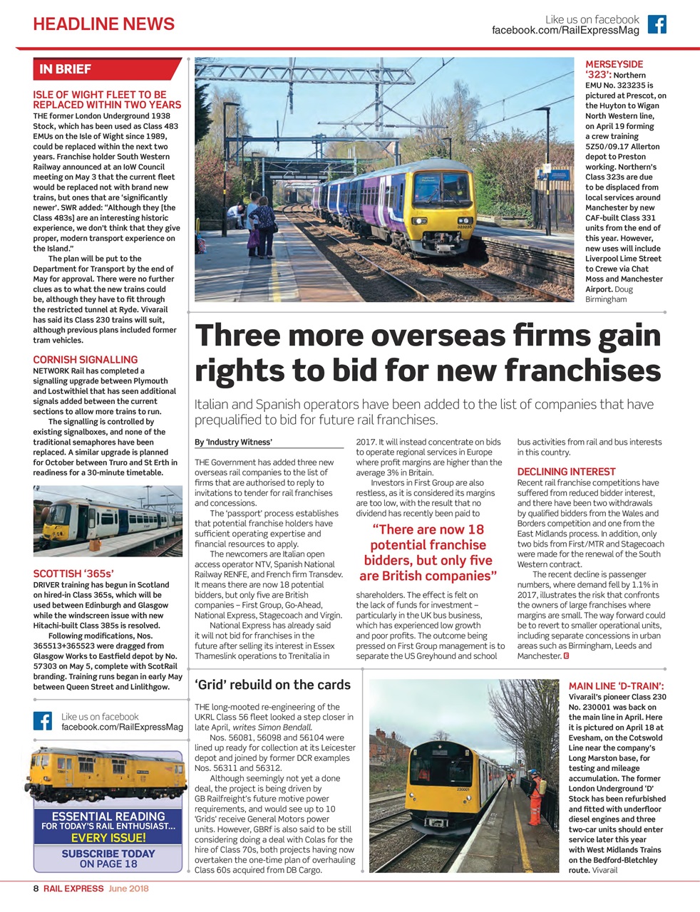 Rail Express Preview Pages
