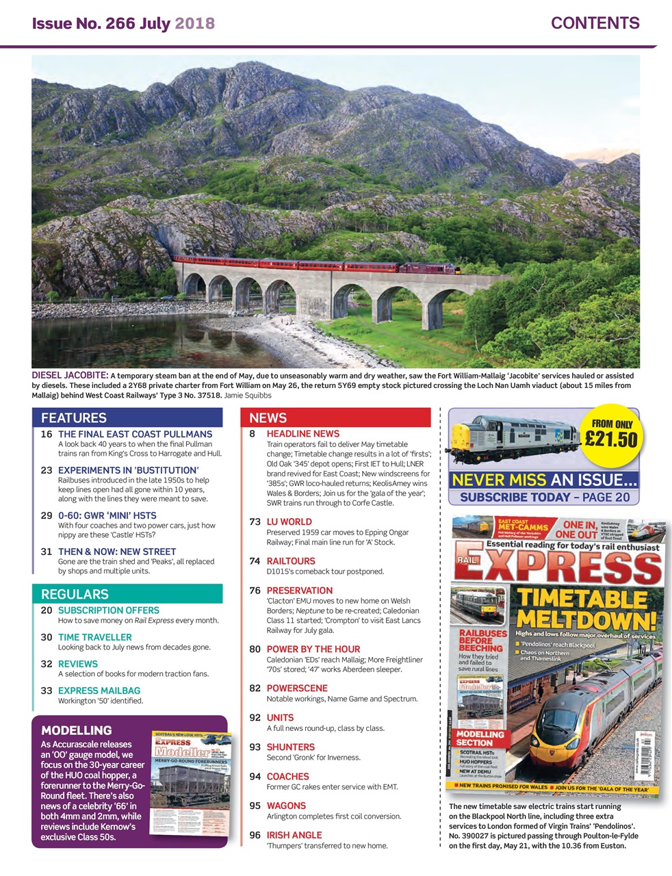 Rail Express Preview Pages
