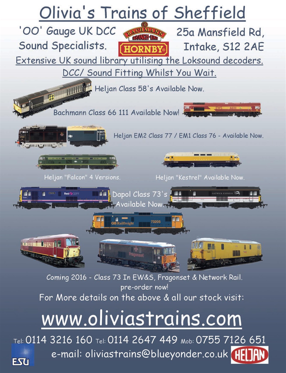 Rail Express Preview Pages